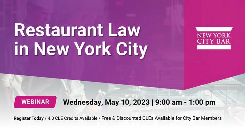 Restaurant Law Webinar